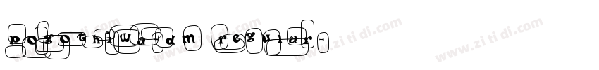 POGothIWA-Dm Regular字体转换